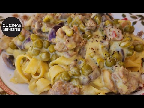 Fettuccine alla Boscaiola anni '80 - Come la faceva Nonna