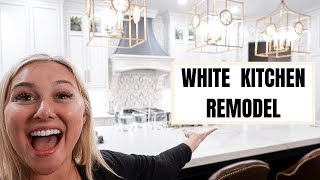 ALL WHITE KITCHEN REMODEL!