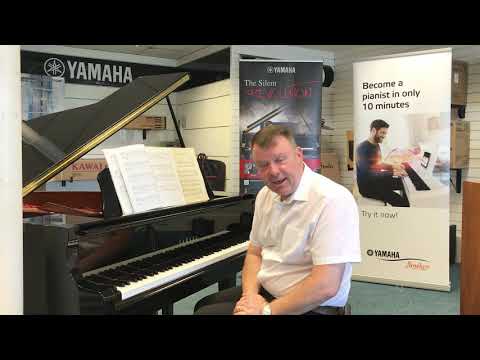 Andrew at Rimmers Music giving you a presentation of the Yamaha GB1K Grand Piano Polished Ebony.