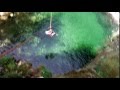 Canyoning en Ardèche - Tyrolienne dans les gorges de la Borne