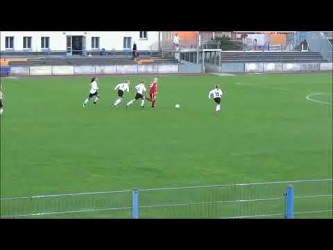 Hammer Tor von Mareike Assing im Spiel zwischen dem Magdeburger FFC und der SpVg Aurich