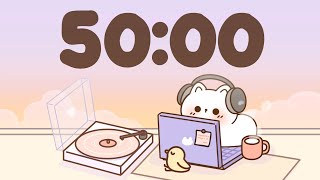 Download lagu 50 Minute Timer 🐱 Chill lofi timer for study mp3