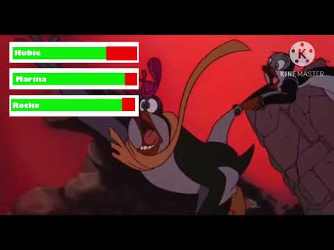 The Pebble And The Penguin Final Battle with Healthbars (Happy 30th Anniversary)