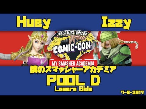 My Smasher Academia: Huey (Zelda) vs. Izzy (Sheik) - SSB4 Pool 4 Losers Semis