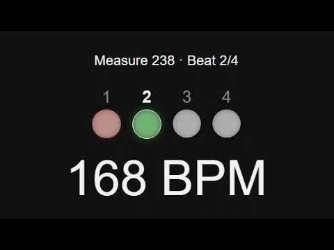 Metronome 168 BPM