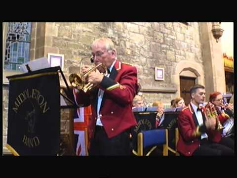 Middleton Band: My love is like a red, red rose, cornet solo