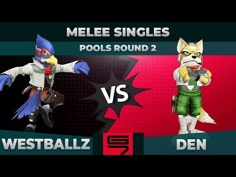 Westballz vs Den - Melee Singles: Pools R2 Winners Quarterfinal - Genesis 7 | Falco vs Fox