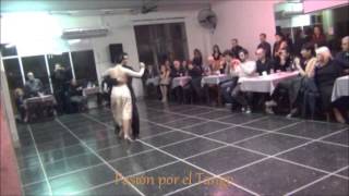 JIMENA HOEFFNER y FERNANDO CARRASCO bailando la milonga LA CICATRIZ en FLOREAL MILONGA