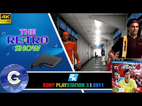 Top Spin 4 (PS3 4K60 Gameplay) | The Retro Show | THE BEST TENNIS GAME OF ALL TIME | Retro Games