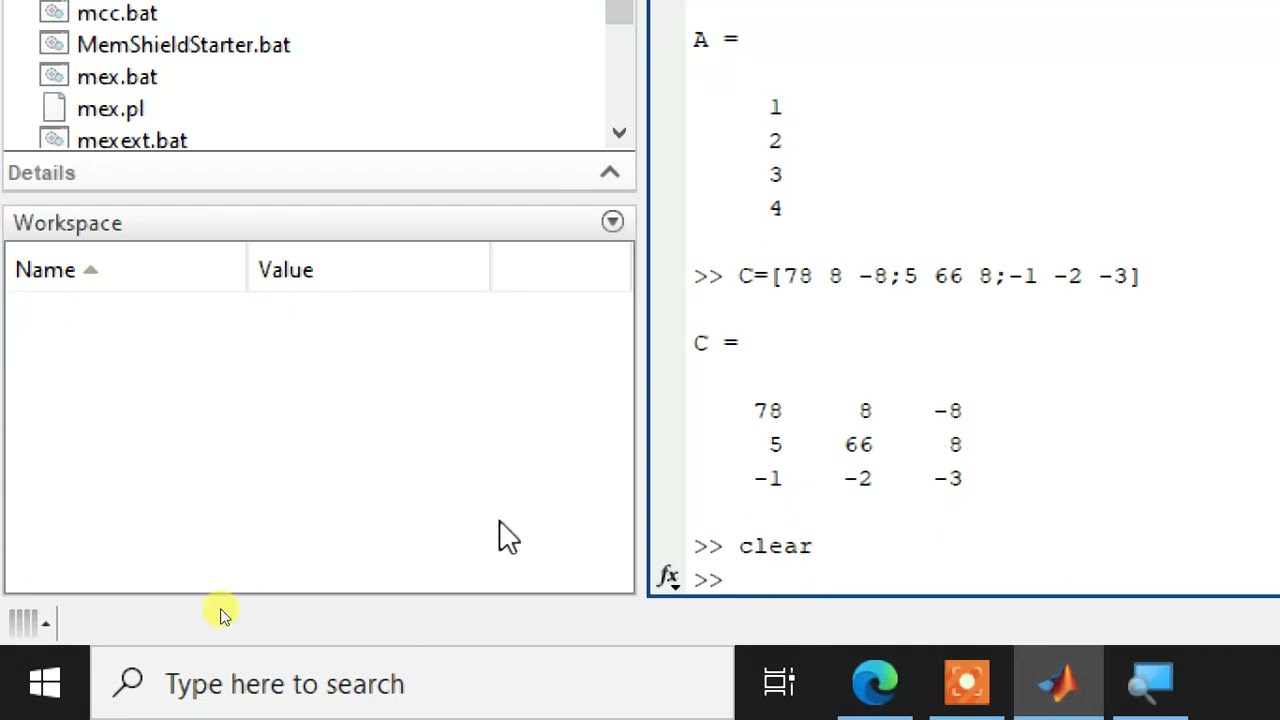 Introduction to MATLAB and Matrices in MATLAB | Computing Tools for Mathematics  Lecture 1