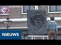Gedenksteen geboortehuis Rembrandt hangt al jaren op verkeerde plek