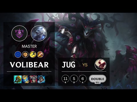 Volibear Jungle vs Lee Sin - EUW Master Patch 11.18