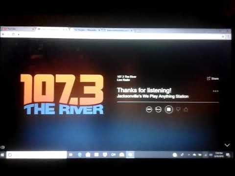 WWJK-FM 107.3 "The River" Green Cove Springs, Florida June 26, 2018 Radio Station Identification!