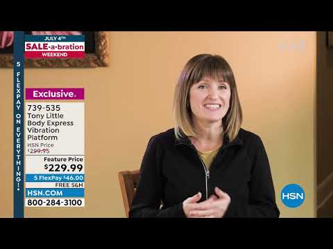 Tony Little Body Express Vibration Platform with 2 DVDs