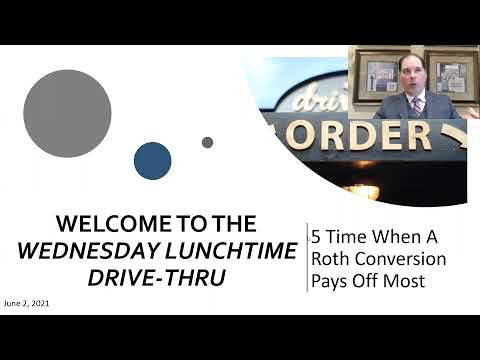 6/2/2021 - 5 Times When A Roth Conversion Pays Off Most