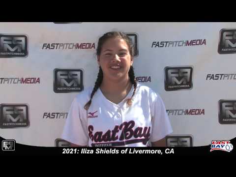2021 Iliza Shields Second Base Softball Skills Video - East Bay Fastpitch