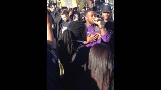 Kevin McCall singing &quot;Lift Every voice and Sing&quot; at the Millions March LA!