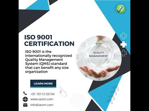 Iso 9001:2015 certification & consultancy service