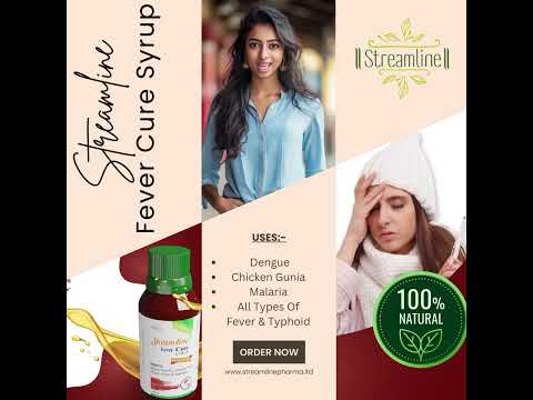 Streamline Ayurvedic Herbal Fever Syrup, 100 mL