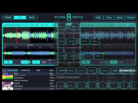 Mixed In Key Flow 8 Deck DJ Software Talkthrough