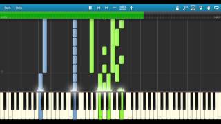 How to Play &quot;Alone in Kyoto&quot; by Air - Piano Tutorial in Synthesia