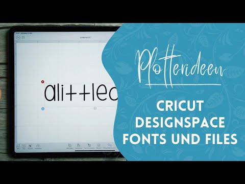 Cricut Joy Plotter für Einsteiger - Dateien und Schriften importieren