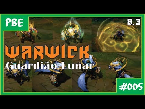 NOVA SKIN DO WARWICK GUARDIÃO LUNAR - 3K DE PING