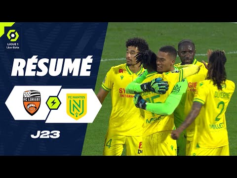 Resumen de Lorient vs Nantes Jornada 23