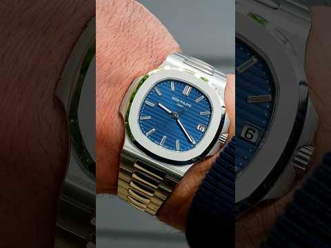 Limited edition Platinum Patek Philippe Nautilus 5711/1p 40th anniversary #luxurywatch #patek #watch