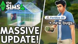 The Sims 4: GLASS WALLS, GARDENING IMPROVEMENTS, & MORE! (July 2025 Patch Update)