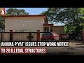 anjuna p yat issues stop work notice to 26 illegal structures