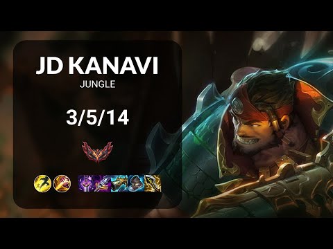 JD Kanavi Graves vs Fiddlesticks JUNGLE - KR GRANDMASTER Patch 14.22
