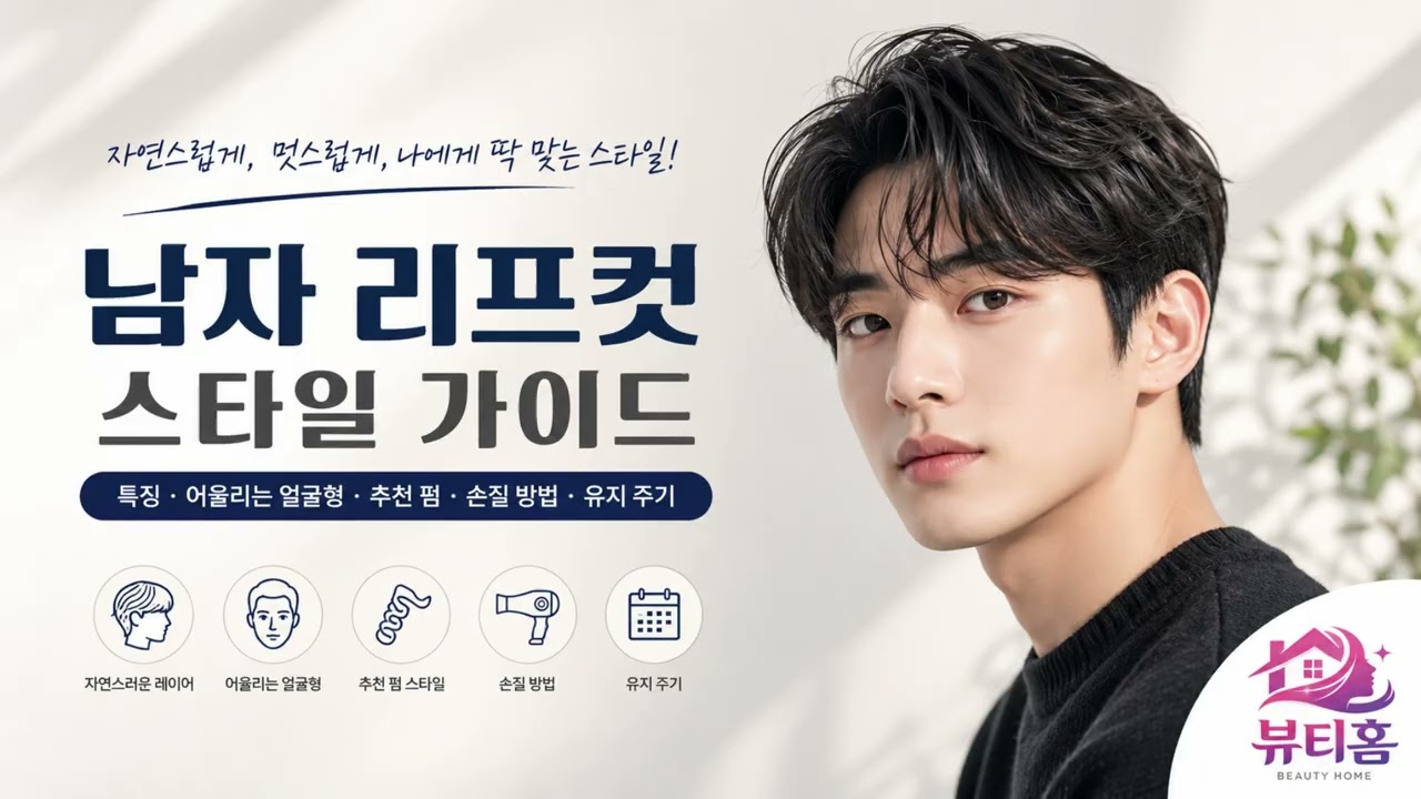 남자 리프컷 스타일 가이드