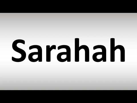 How to Pronounce Sarahah