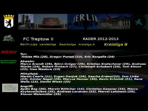 FC Treptow II Kader 2012-13 Kreisliga B 5.Abteilung