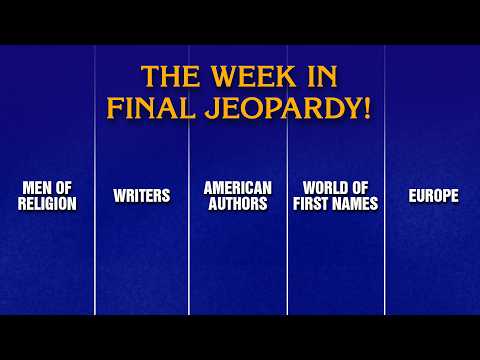 A Week in Final Jeopardy!: 2/16 - 2/20 | JEOPARDY!