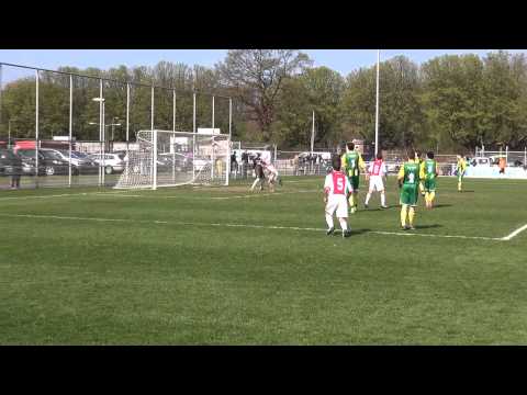Doelpunt Jizz (1-1), ADO Den Haag B2 vs. AJAX B2, 4 april 2014