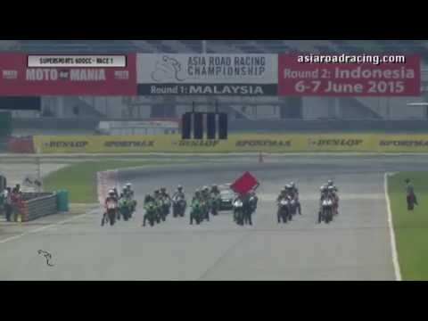 2015 ARRC Sepang: SuperSports 600cc Race 1 (full)