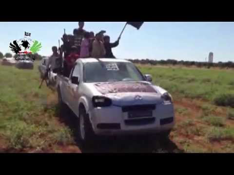 توجه عناصر لواء الأمة الإسلامية الى جبهة النبل الزهراء في حلب