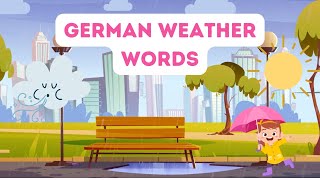 German Weather Words | Learn German | German for Kids