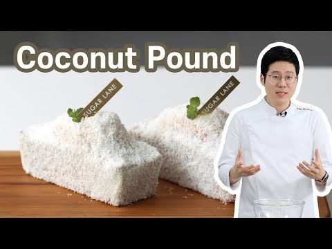 100% Coconut Pound cake