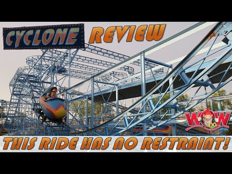 Video review of Cyclone by Canobie Coaster