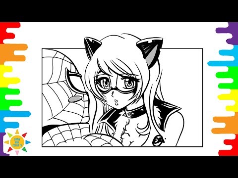 Spiderman With a Beautiful Girl Coloring | Arc North - Symphony (feat. Donna Tella) [NCS10 Release]