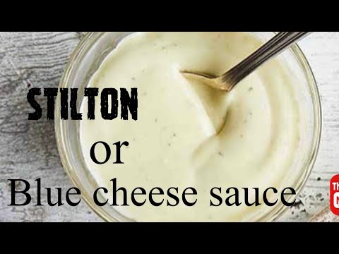 How to make blue cheese (stilton) sauce | Blue cheese sauce | cheese sauce dip