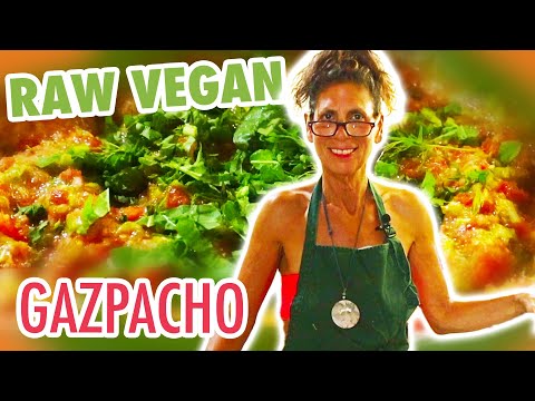 How to Make RAW VEGAN GAZPACHO! With Chef Shari Leiterman