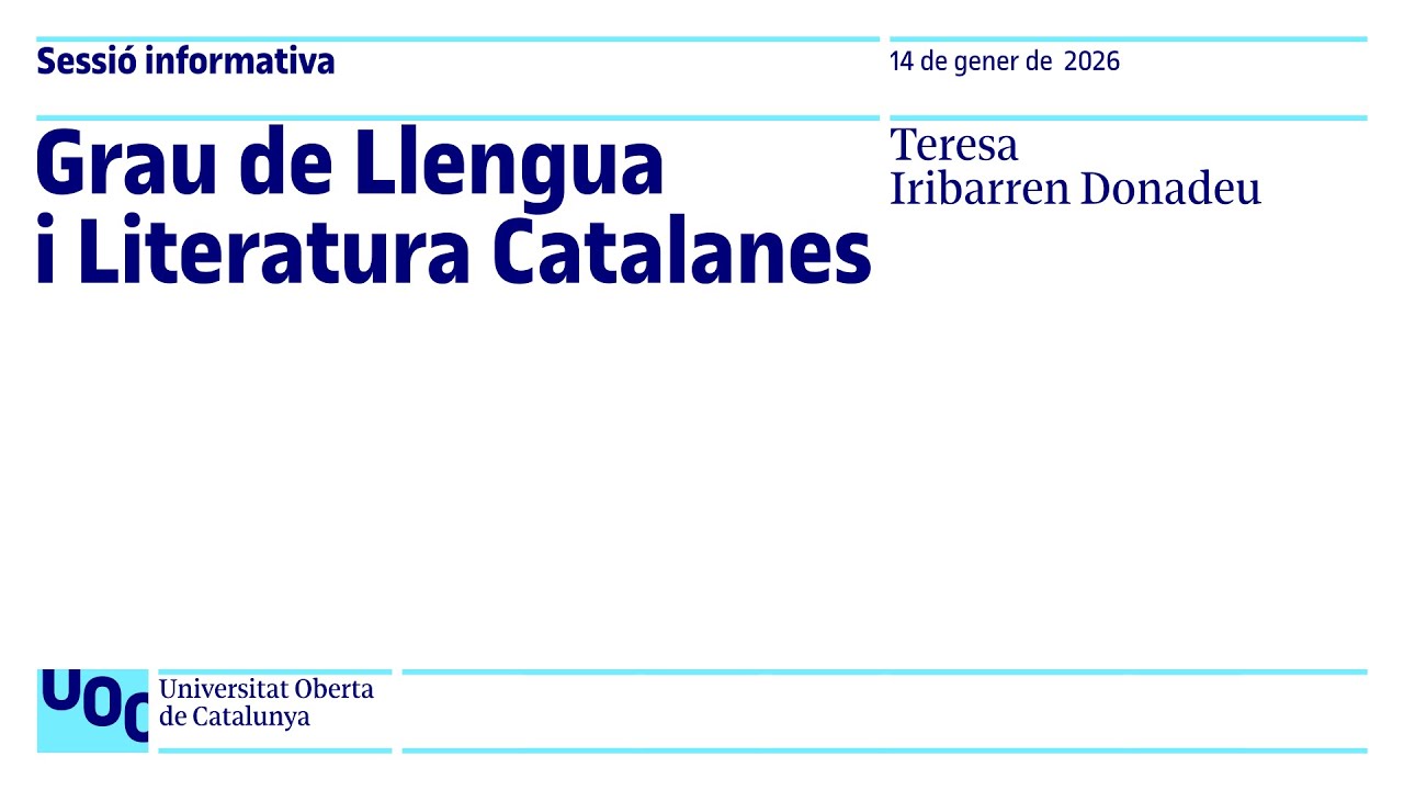 Sessió informativa video link