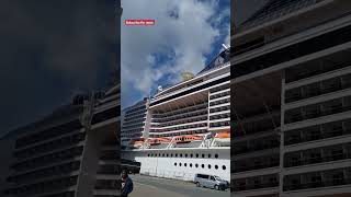 MSC Virtuosa sails into the heart of Rotterdam!