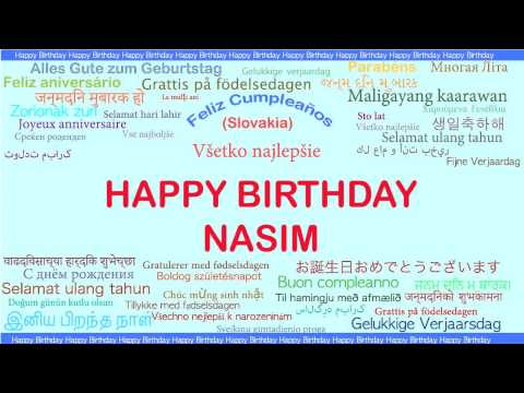 Nasim   Languages Idiomas - Happy Birthday