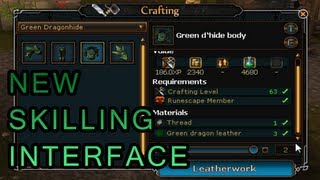 New Skilling interface - Beta Update