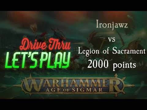 Ironjawz vs Legion of Sacrament - Warhammer: Age of Sigmar 2nd Edition Battle Report